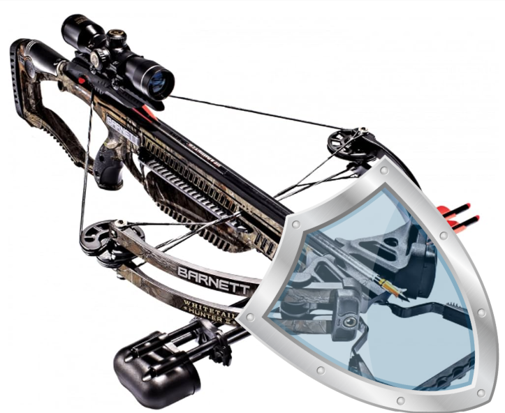 Crossbow with shield on it (tbh this alt text is prob better than the image)